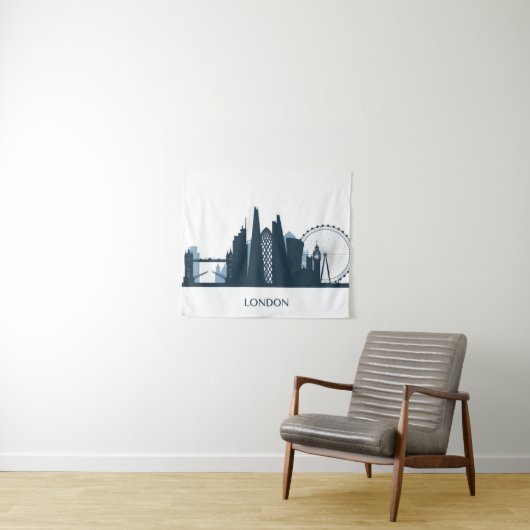 London-Stadt-Skyline Wandteppich (Beispiel (Horizontal))