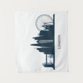 London-Stadt-Skyline Wandteppich (Vorderseite)