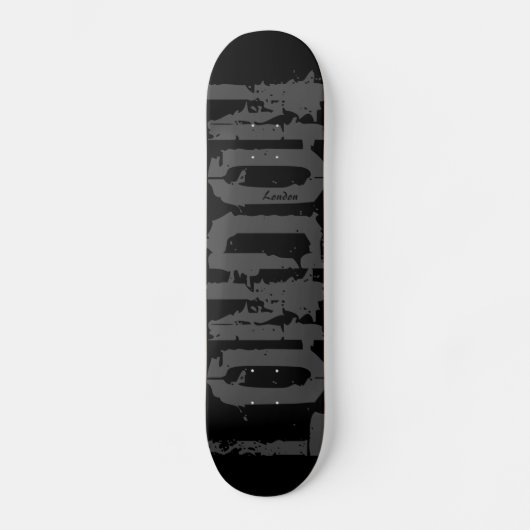 London - Städtischer Stil - Skateboard (Vorderseite)