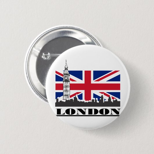 London-Stolz Button (Vorne & Hinten)