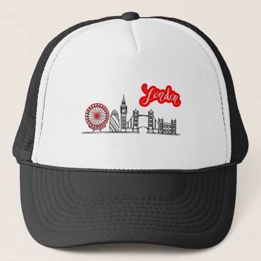 London-Stolz Truckerkappe (Vorderseite)