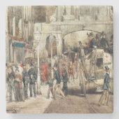 London-Straße, 1869 Steinuntersetzer (Vorderseite)