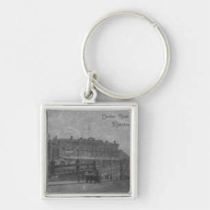 London-Straßen-Station, Manchester, c.1910 Schlüsselanhänger