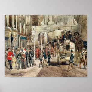 London Street, 1869 Poster