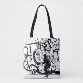 London Street Art Bag, Samurai, Creative Art Tasche (Vorderseite)