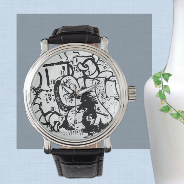 London Street Art Watch, Samurai, Creative Art Armbanduhr (Von Creator hochgeladen)