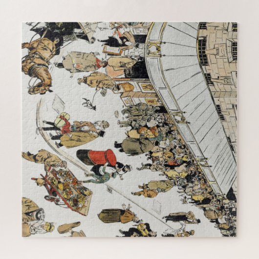 London Street, Line Up für West-End Theater Ticket Puzzle (Horizontal)