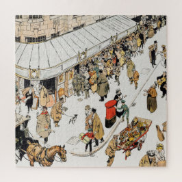 London Street, Line Up für West-End Theater Ticket Puzzle