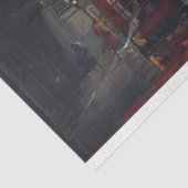 London Street Phone Booth Landscape Decoupage Seidenpapier (Ausschnitt)