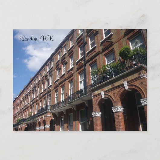 London Street Postkarte (Vorderseite)