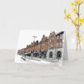 London Street Scene Karte (Gelbe Blume)