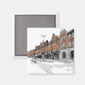 London Street Scene Magnet (Vorderseite/Rückseite)