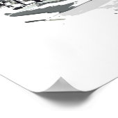 London Street Scene Poster (Ecke)