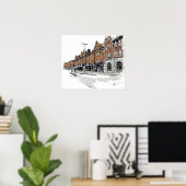 London Street Scene Poster (Heimbüro)