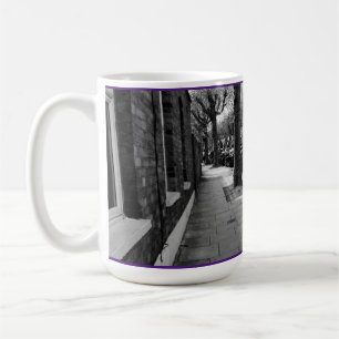 London Street View England Schwarz und Weiß Kaffeetasse