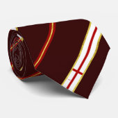 London stripes Flagge Krawatte (Gerollt)