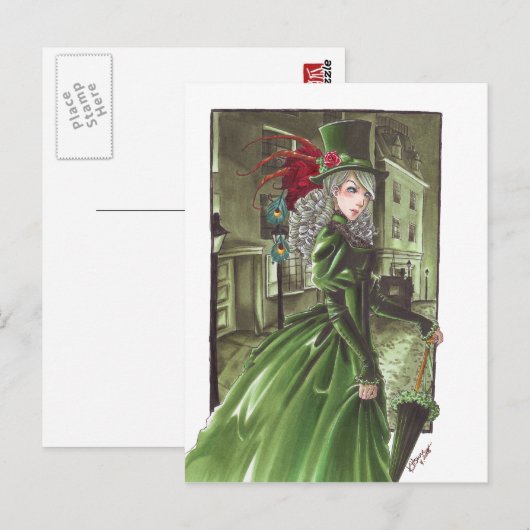 London Stroll Postkarte (Vorne/Hinten)