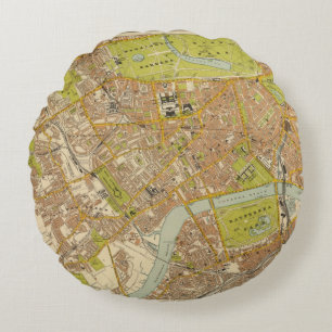 London-Südwesten Rundes Kissen