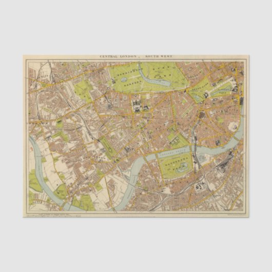 London-Südwesten Seidenpapier (Vorderseite)