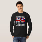 London Summer Vacation Trip Next Stop Vacay Vibes  T-Shirt (Vorne ganz)