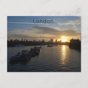 London Sunrise Postcard Postkarte