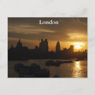 London Sunrise Postcard Postkarte