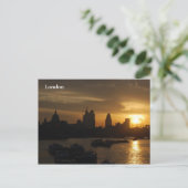 London Sunrise Postkarte (Stehend Vorderseite)