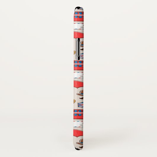 London-Symbol-Muster Case-Mate iPhone Hülle (Hinten/Rechts)