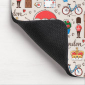 London-Symbol-Muster Mousepad (Ecke)