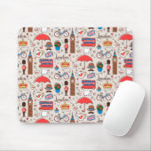 London-Symbol-Muster Mousepad (Mit Mouse)