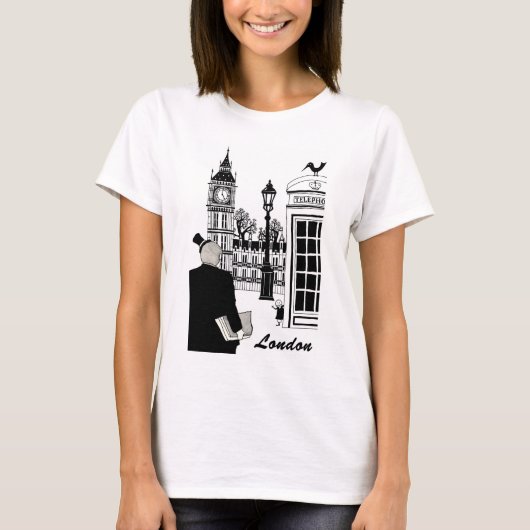 London-Szene T-Shirt (Vorderseite)
