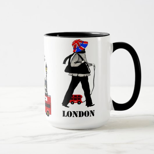London-Szene Tasse (Rechts)