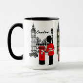 London-Szene Tasse (Links)