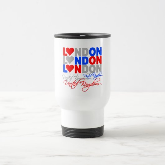 London-Tasse - wählen Sie Art u. Farbe Reisebecher (Mittel)