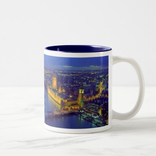 London-Tasse Zweifarbige Tasse (Rechts)