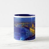 London-Tasse Zweifarbige Tasse (Mittel)