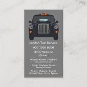 London Taxi Business Cards doppelseitig Visitenkarte (Vorderseite)