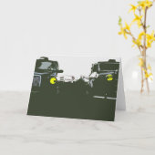 London-Taxi-Gruß-Karte Karte (Gelbe Blume)