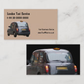 London-Taxi-Visitenkarten Visitenkarte (Vorne/Hinten)