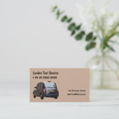 London-Taxi-Visitenkarten Visitenkarte (Stehend Vorderseite)