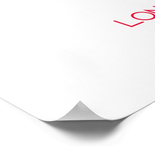 London Tea Poster (Ecke)