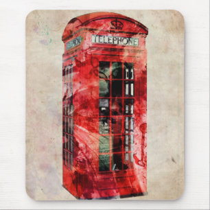 London-Telefon-Kasten Mousepad