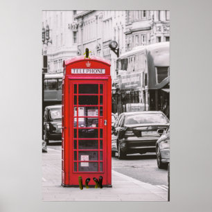 London Telefone Kiosk Poster