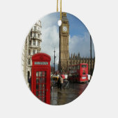 London-Telefonkasten u. Big Ben (St.K) Keramikornament (Rechts)