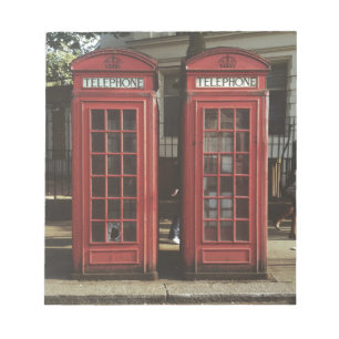 London Telefonzelle Notizblock