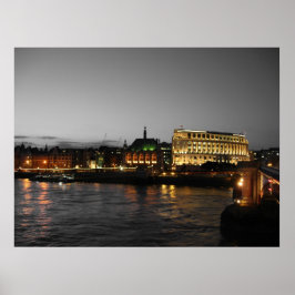 London Thames Poster