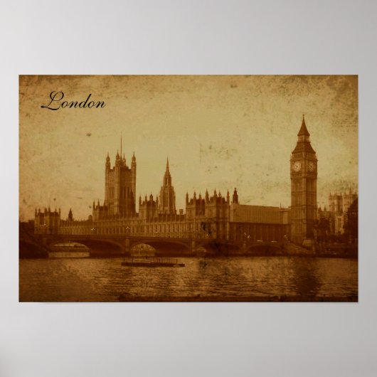 London Thames Poster (Vorne)