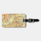 London Thames Vintage Karte Gepäckanhänger (Vorderseite horizontal)