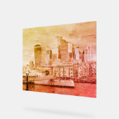 London - The City Acrylschild (Winkel)