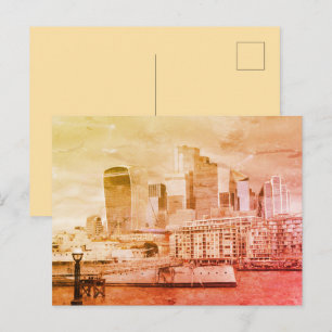 London - The City Postkarte